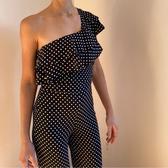 Flynn Skye Polka Dot Ruffle Two Piece Set - Picture 2 of 7